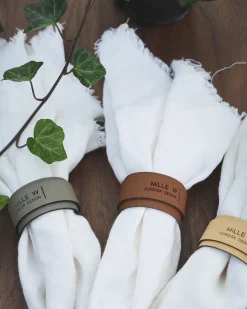 - Servietholder - Grå læder*MILLE W NORDISK DESIGN Hot