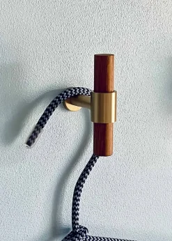 - OAK Knage - børstet messing og egetræ*Moudhome New