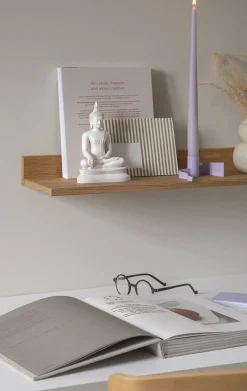 - OAK væghylde i egetræ - 90 cm*Moudhome Hot