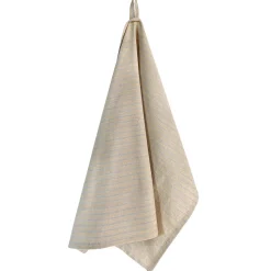 - PURE viskestykke - sand/lys blå striber*Moudhome New