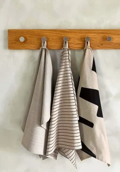 - PURE viskestykke - sand/mørk brune striber^Moudhome Sale