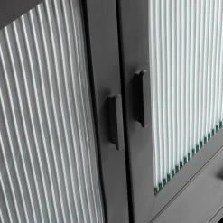 - Dallas Vitrine skab - Sort*Muubs Clearance