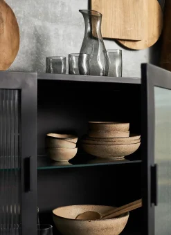 - Dallas Vitrine skab - Sort*Muubs Clearance