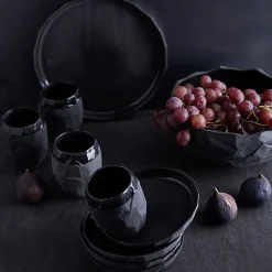 - Desserttallerken Kuri Ø16 - Stone - 2 stk. i en pakke^Muubs Discount