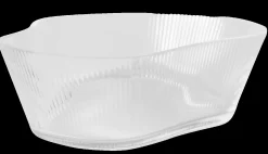 - Skål Ripe L - Klar - Glas^Muubs