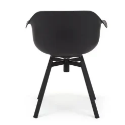 - Spisebordsstol - Swiwel - Sorte ben og sort sæde*Muubs Best