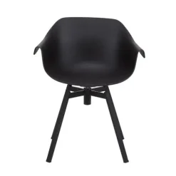 - Spisebordsstol - Swiwel - Sorte ben og sort sæde*Muubs Best