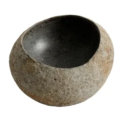 - Valley Skål M - Riverstone - B: 15 cm, H: 8 cm, L: 17 cm^Muubs New