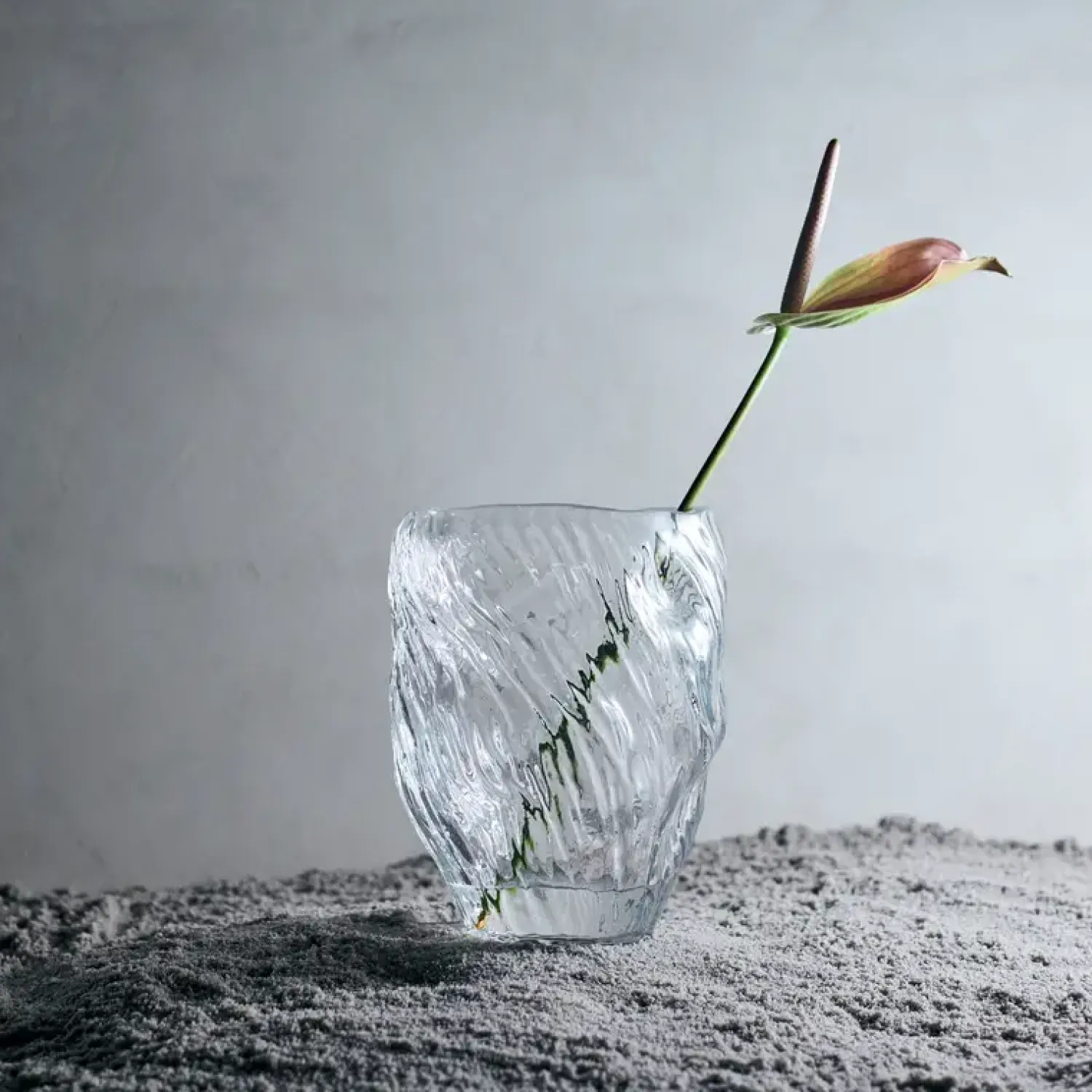 - Vase Mud - Klar - Glas*Muubs Hot