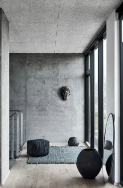 - Vægspejl rundt - Copenhagen - Sort - Ø110 cm^Muubs New