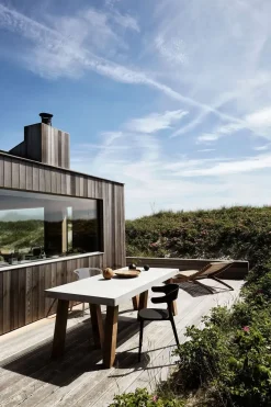 stol - Luna stripe - sort*Muubs