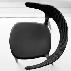 stol - Luna stripe - sort*Muubs