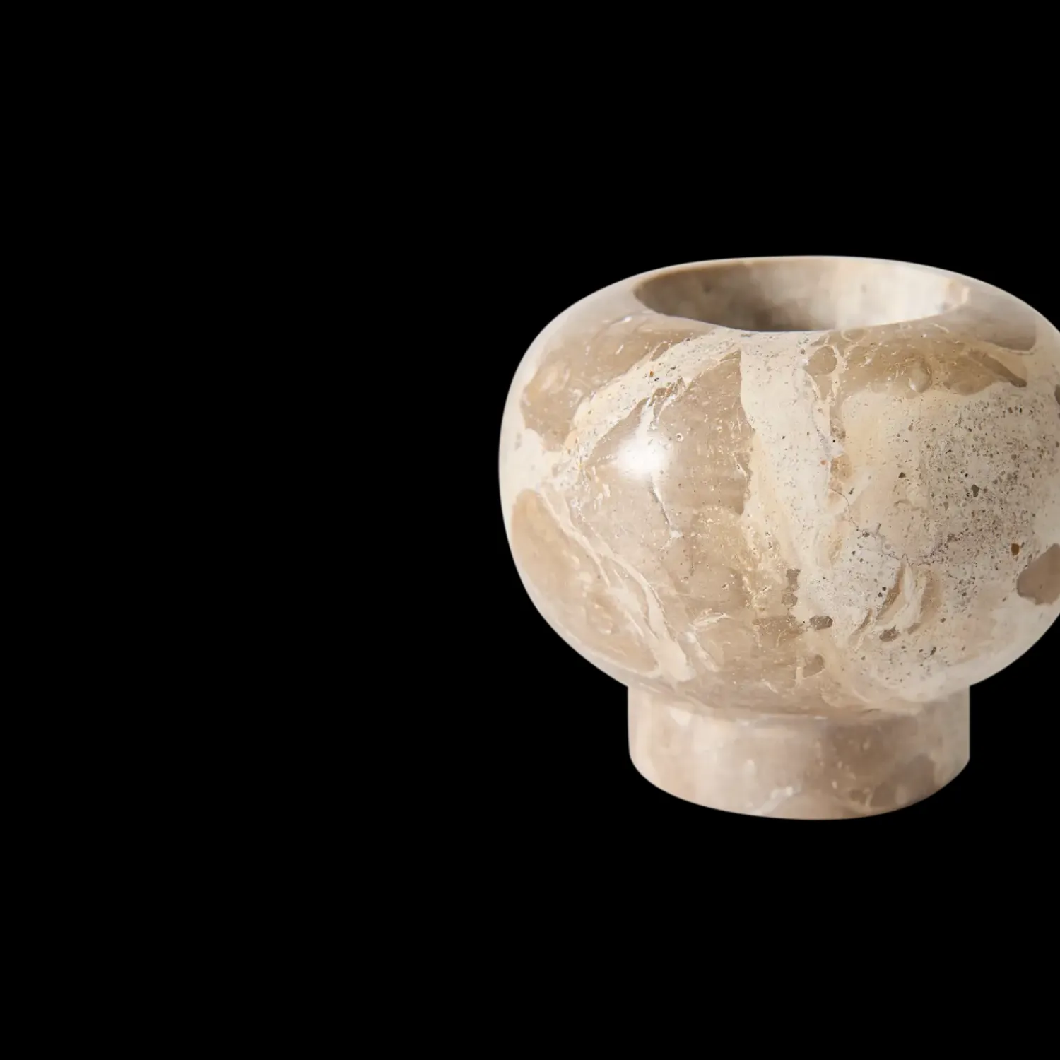 -Vita Fyrfadsstage - Seashell*Muubs Hot