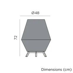 - Conta 70 trådløs dekorativ gulvlampe/lanterne*New Garden Online