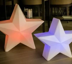 - Julestjerne med lys - Christmas Star Nova 45 Solar - 46x43 cm*New Garden Outlet
