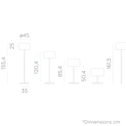 - Justerbar Lampe - Chloe plant solar smarttech wood^New Garden Outlet