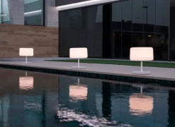 - Justerbar Lampe - Chloe plant solar smarttech wood^New Garden Outlet