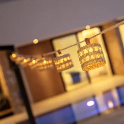 - Lyskæde med solceller - Alba - dekorativ udendørs guirlande med pærer*New Garden Clearance