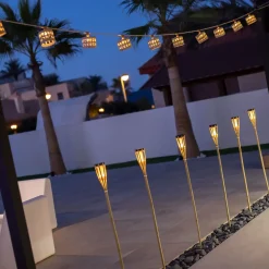 - Lyskæde med solceller - Alba - dekorativ udendørs guirlande med pærer*New Garden Clearance