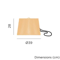 - Pendel - Okinawa hang trådløs - (genopladelig pære medfølger)*New Garden Outlet