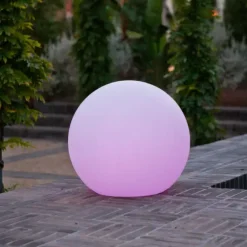 - Solcelle lampe - Buly Lampe - Ø50 cm*New Garden Sale