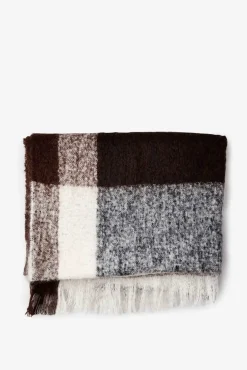 New Works - plaid i mohair wool - dark brown^Roomstore Discount