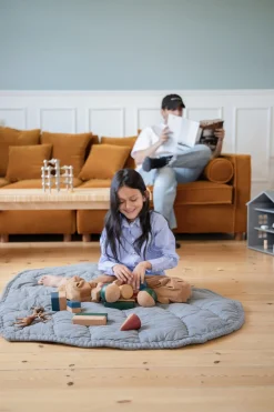 - Blad tæppe - Grå^Nofred Discount