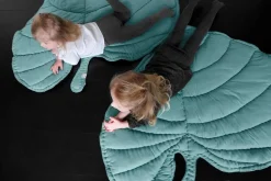 - Blad tæppe - Grønt*Nofred Online