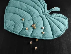 - Blad tæppe - Grønt*Nofred Online