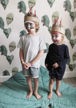 - Blad tæppe - Grønt*Nofred Online