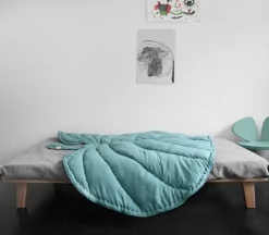 - Blad tæppe - Grønt*Nofred Online