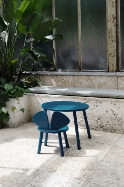 - Børnebord - Mouse table - Petroleum blå*Nofred Outlet