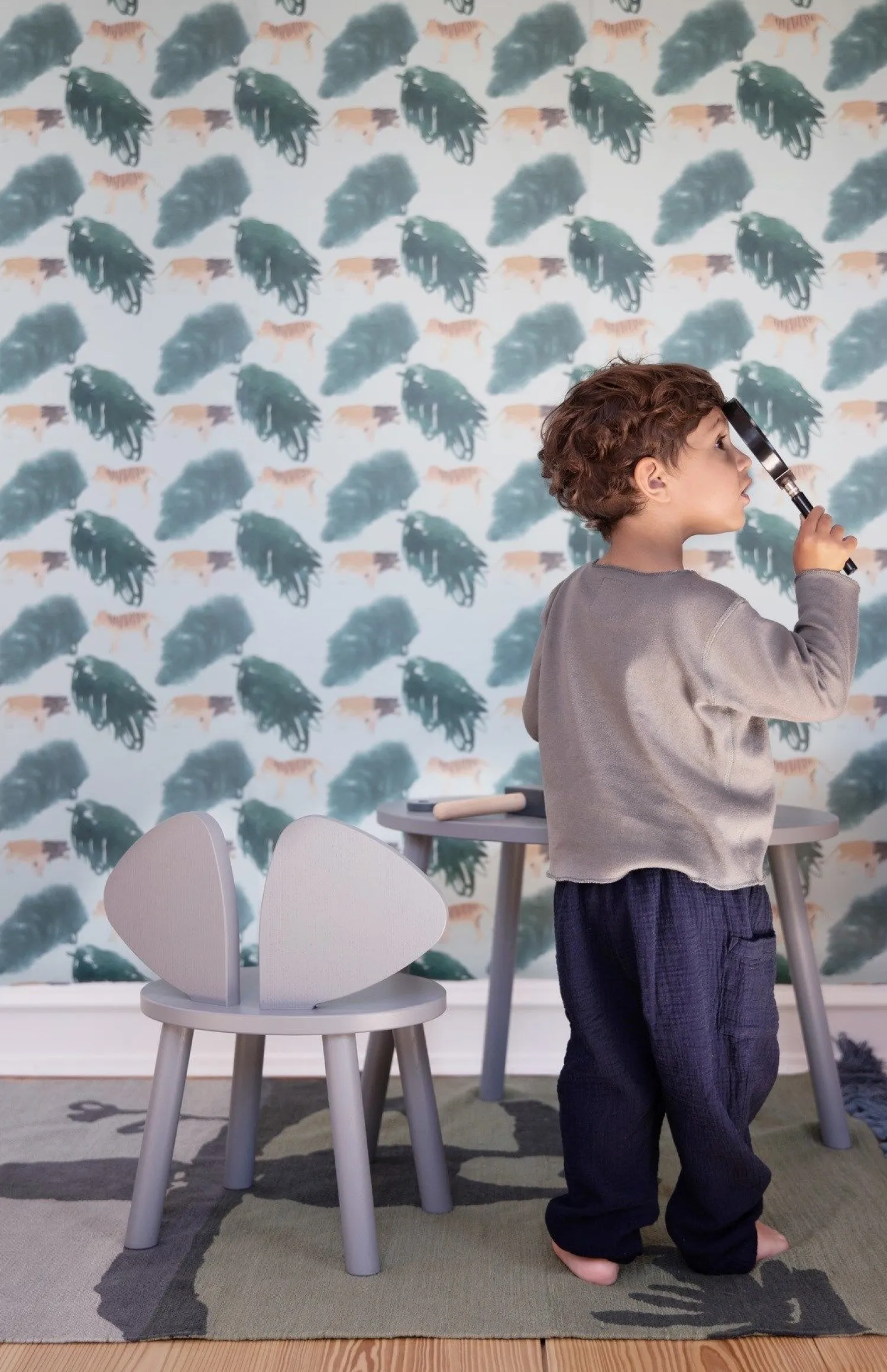 - Børnebord - Mouse table - Grå^Nofred Clearance