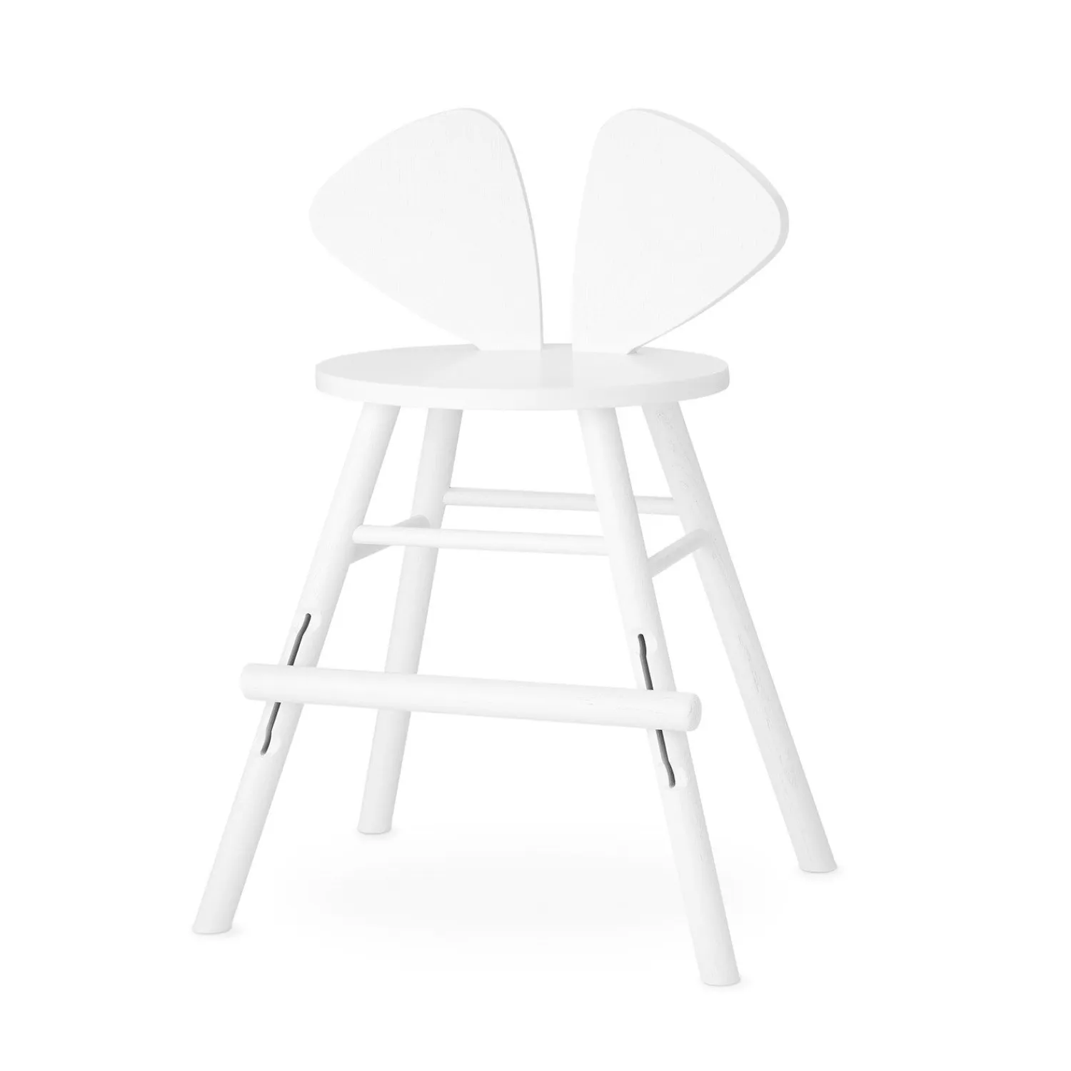 - Mouse Chair junior - Hvid*Nofred