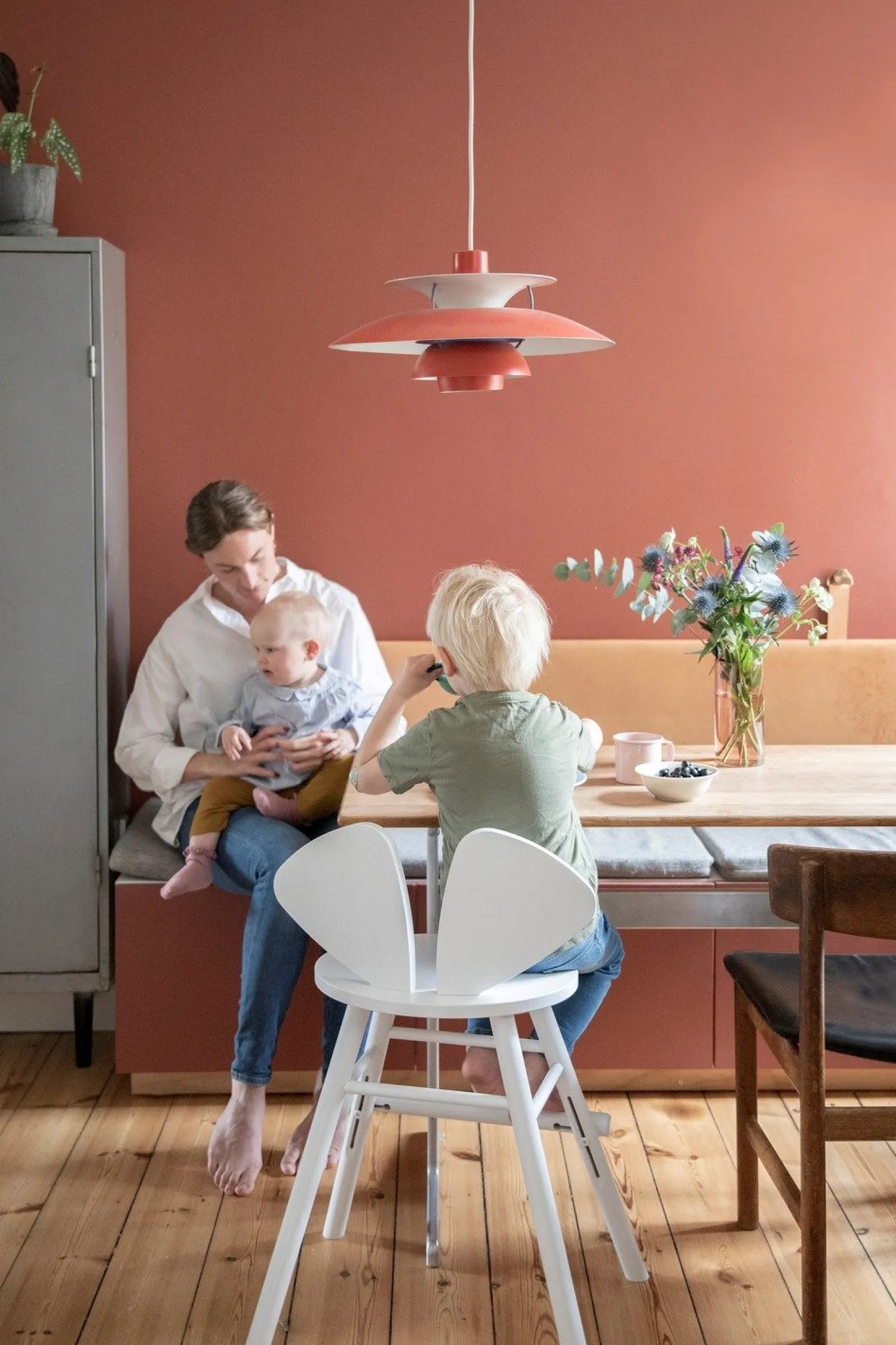 - Mouse Chair junior - Hvid*Nofred