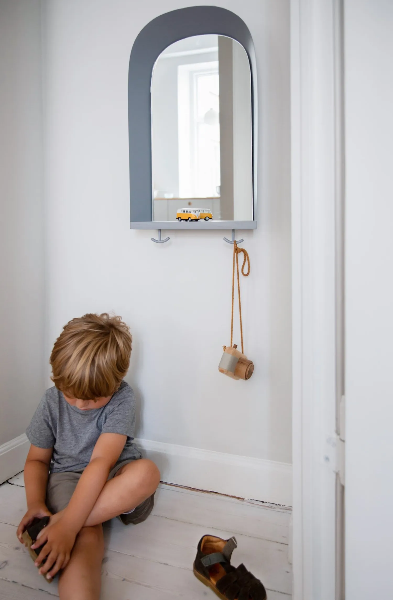 - Portal Mirror - Grå^Nofred New