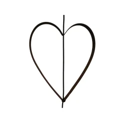 - Hjerte Outline Rust til snoren - large^Nordic By Hand Clearance