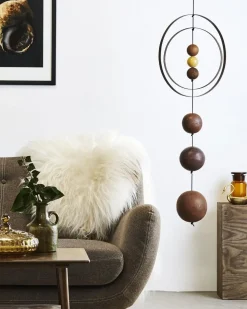 - Metal ring i rust til snoren - diameter 20 cm^Nordic By Hand Outlet