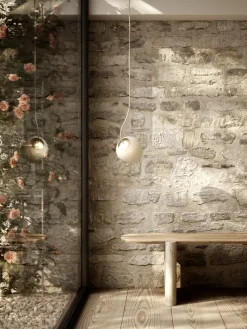 - loftlampe Pendel - Bright Barocco - med creme kabel^Nordic Tales Best