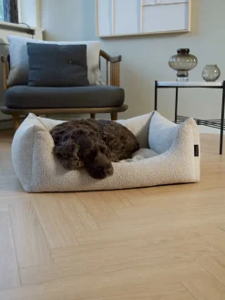 - Billy Bouclé hundeseng - Beige - Small - 60x44x20 cm*Nordog Clearance