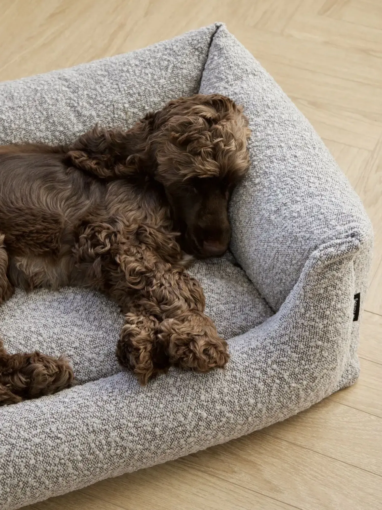 - Billy Bouclé hundeseng Taupe - Large - 100 x 78 x 28 cm*Nordog Best