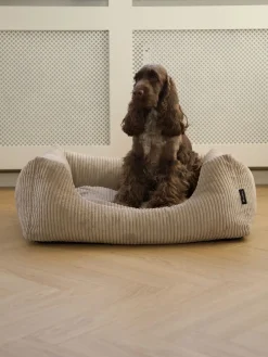 - Hundeseng - Oscar - Velvet - Cappuccino - Large^Nordog Discount