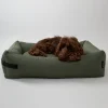 - Hundeseng HYGGE Grøn - medium - 85 x 65 cm^Nordog Best