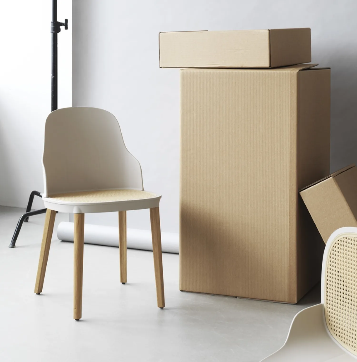 - Allez Chair Molded wicker/ Oak*Normann Copenhagen Outlet