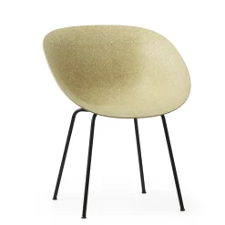 - Armstol - Mat Chair - Hemp - Sort/Stål^Normann Copenhagen