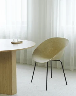 - Armstol - Mat Chair - Hemp - Sort/Stål^Normann Copenhagen
