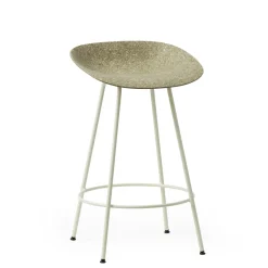 - Barstol - Mat Chair - Seaweed - Creme/Stål*Normann Copenhagen Clearance