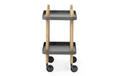 - Block Table - Grå med ben i Ask*Normann Copenhagen Online