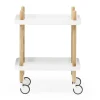 - Block Table - Hvid med ben i Eg^Normann Copenhagen Hot