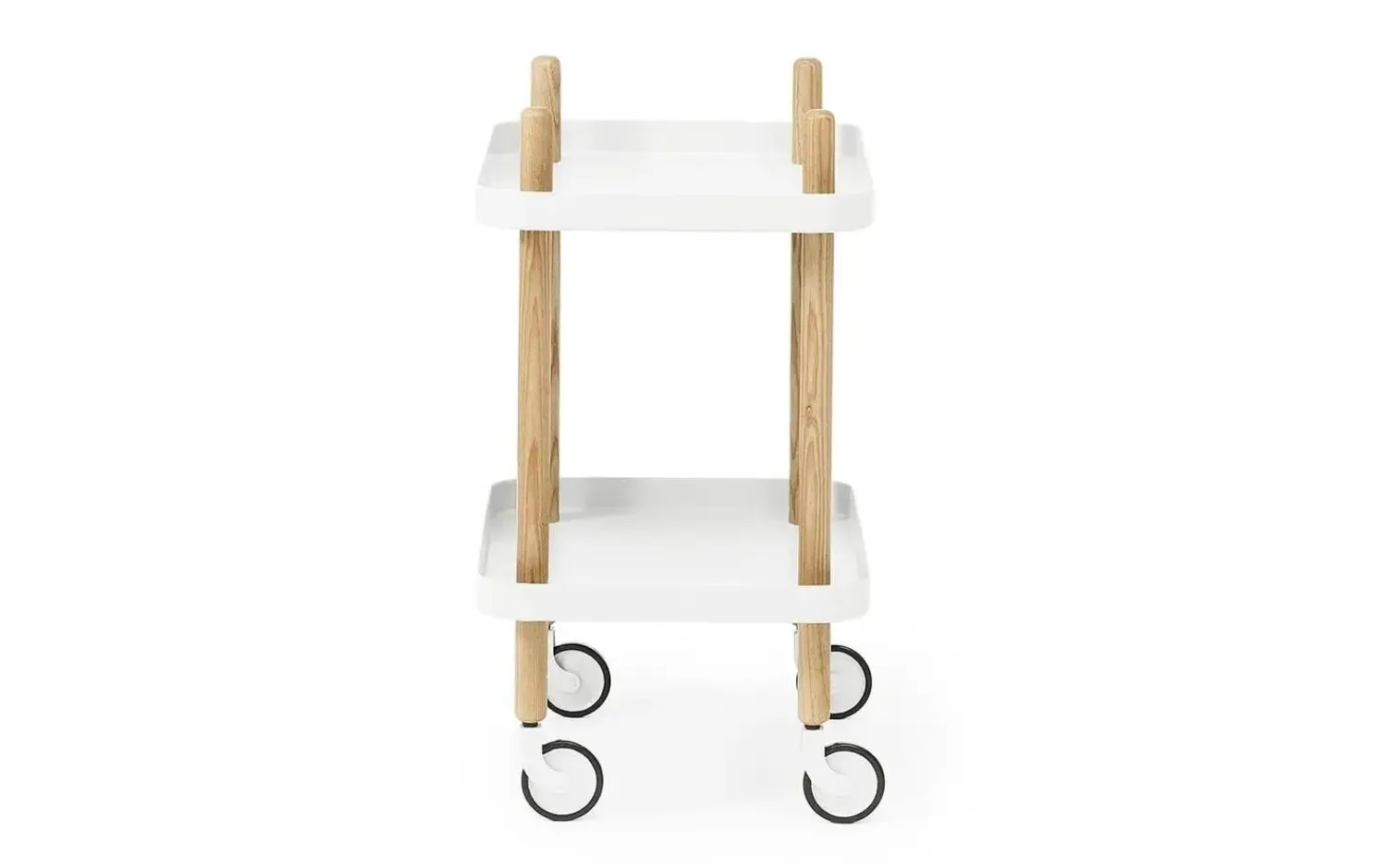 - Block Table - Hvid med ben i Eg^Normann Copenhagen Hot